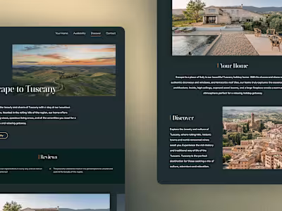 Holiday home: design and development