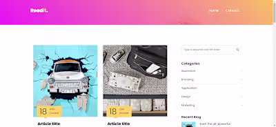 Landing Page Redesign
