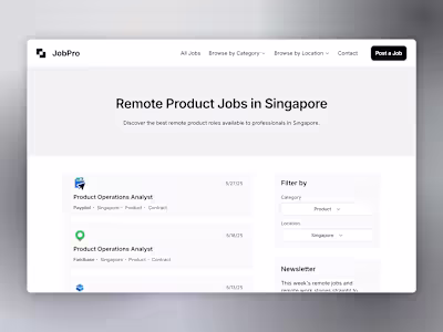 JobPro — SEO-optimized Job Board Development