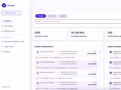 Voyage: Explorer for MOI protocol