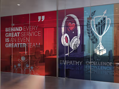 Corporate Office Branding - Wall & Signage