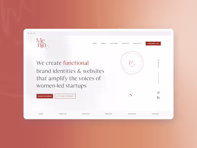 Menin Creative Studio Website