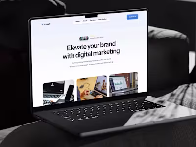 Impact Website Template