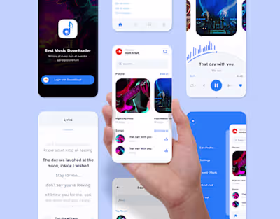 Music Downloader Mobile App :: Behance