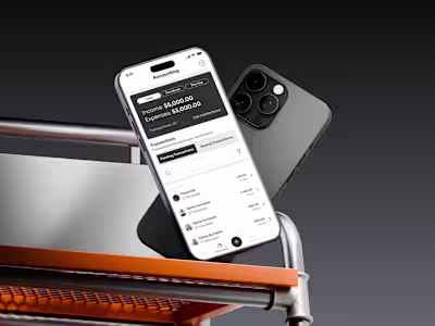 Mobile Banking & Accounting App UI UX