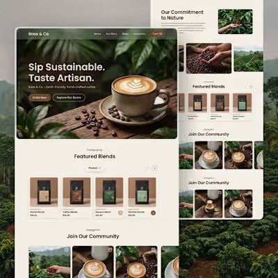 AI-Powered Landing Page: Brew &