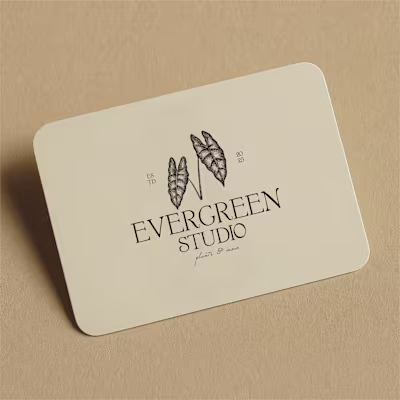 EVERGREEN STUDIO | VINTAGE LOGO DESIGN
