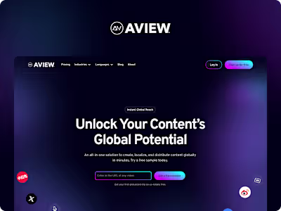 Aview - Website Design