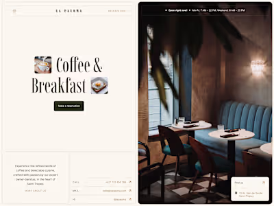 Framer Template – La Paloma