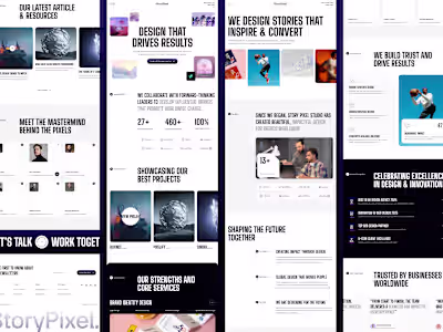 The StoryPixel Agency template got approved on Webflow just ...