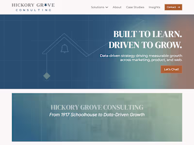 High-Performance Marketing Consultancy Website Development