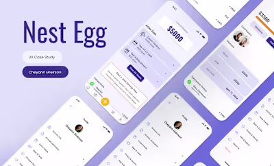 Nest Egg Case Study :: Behance