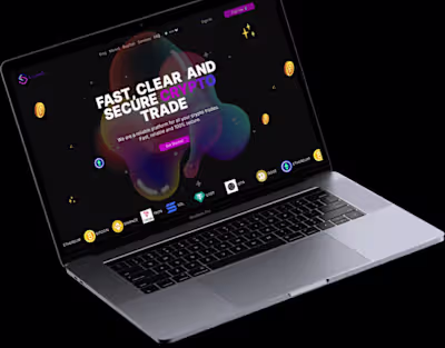 Crypto exchange landing page :: Behance