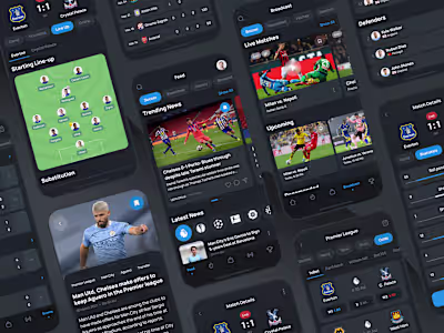 Scorer. Multi-sport mobile app
