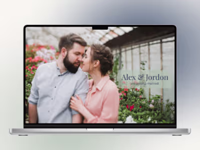 Wedding Announcement Website
