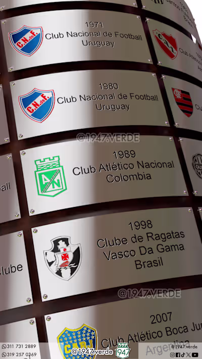 Copa Libertadores Trophy - "Chapitas"