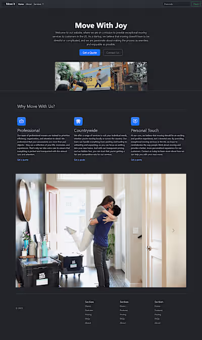 Innovative Landing Page Design