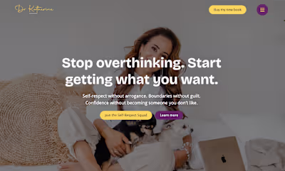 My Webflow Process — Dr. Katherine Website I designed and de...