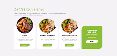 Restaurant & Menu Pages for Restaurant Ruza Vetrova