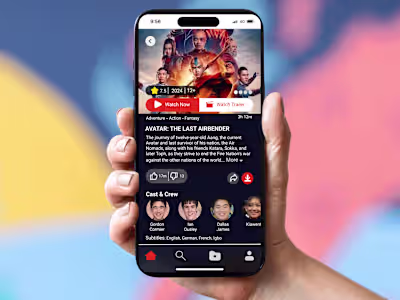 Movie Day - UI Mobile App Design Interface