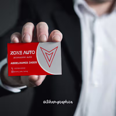 Business card design for a business owner on Behance