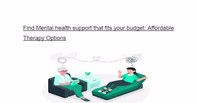 Find Mental health support that fits your budget: Affordable Th…