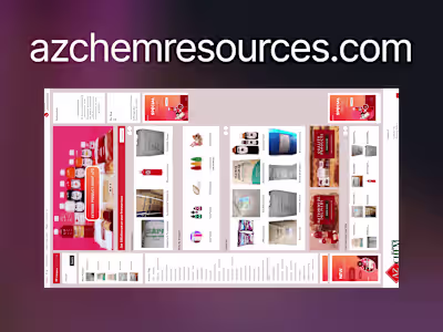 Azchem Resources E-Commerce Website And Mobile App
