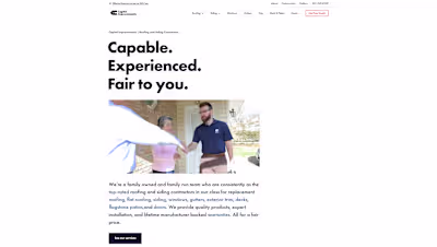 Home Improvement Contractor Website