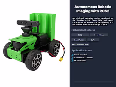 Autonomous Robotic Imaging System Development