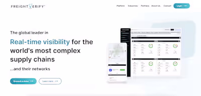Webflow Design & Development: FreightVerify 