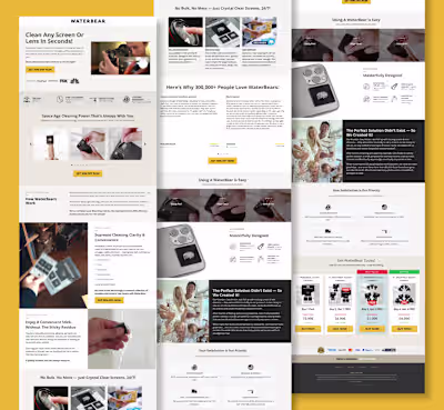 Just designed a homepage using auto layout, built for clarit...
