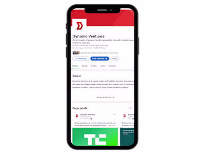 Dynamo Venture Capital: Social Media Management 