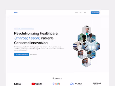 A MedTech Landing Page