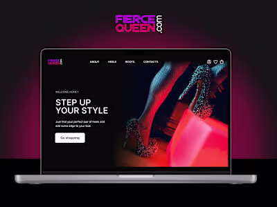 Fierce Queen E-commerce site