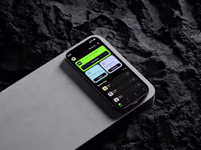 Smart Chatbot Mobile App UI