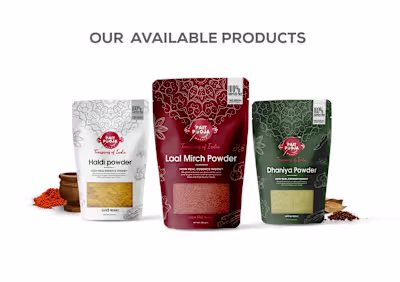 Packaging and Branding for Spices Brand