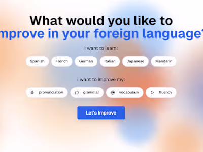 NativeSpeech: App to help foreigner sound more like a local