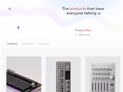 Product Pulse - Framer website