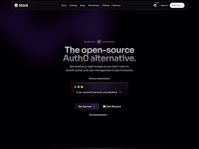 Stack Auth — the open-source Auth0 & Clerk alternative