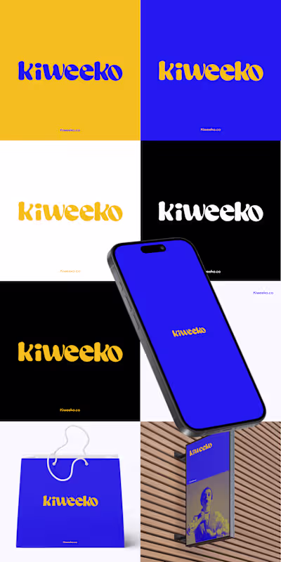 Brand Identity Design for Kiweeko (E-Commerce Website)