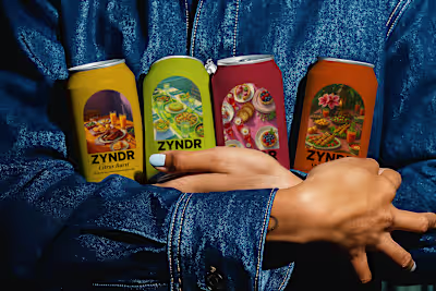 Introducing ZYNDR.
The modern, alcohol-free soda