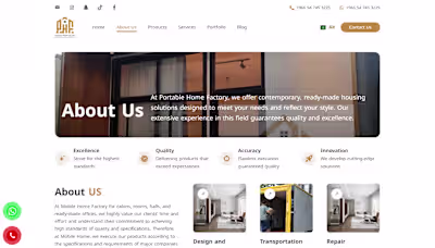 Pcabins – Portable House Factory E-commerce Website