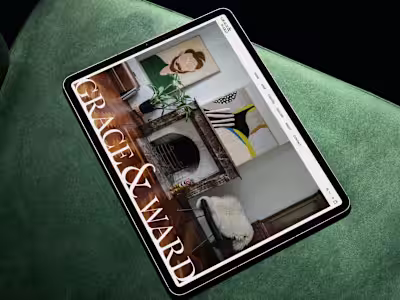 Grace & Ward | E-commerce for handmade rugs.
