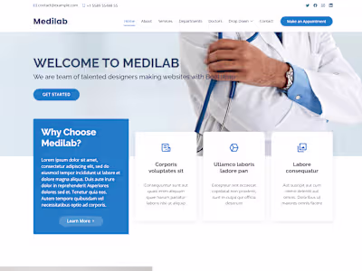 Hospital Management Website