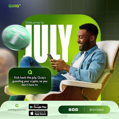 Social Media Design For QUIQ. 