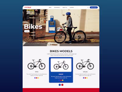 WordPress Website Development for Prince Bicycle