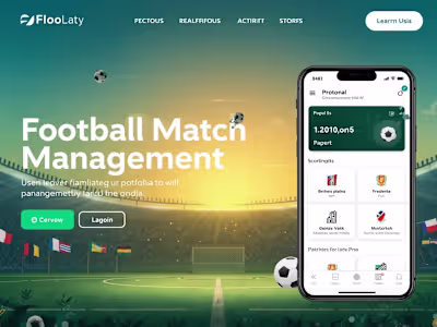 Football Match Management & Live Steaming App