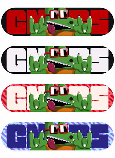 I made this skateboard design