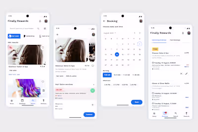 Finally Rewards - Booking App MVP