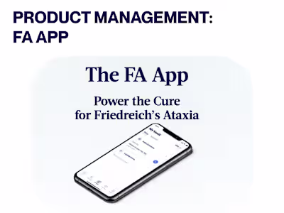 The Friedreich's Ataxia App